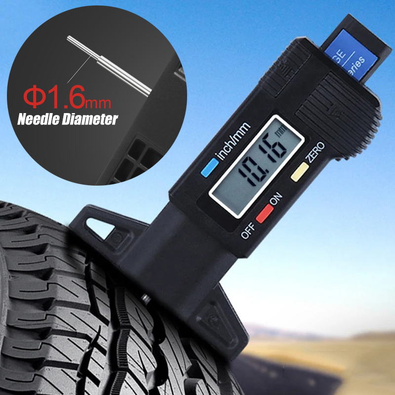 Motorcycle Brake Pads - Medidor digital de profundidade de piso