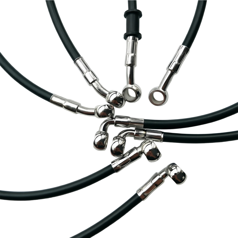 Preto 28 ° -90 °   Mangueira d - Motorcycle Brake Cable avaliação e preço