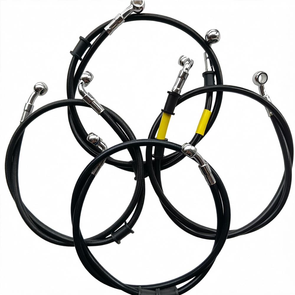 Preto 28 ° -90 °   Mangueira d - Motorcycle Brake Cable avaliação e preço