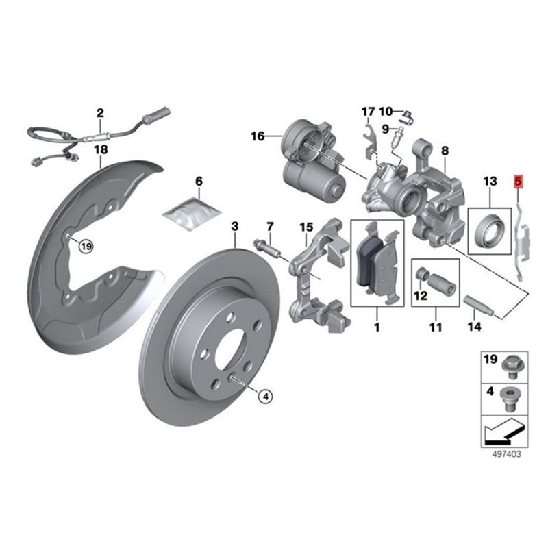 Kit de pinça de freio M11K-1Se - Brake Caliper avaliação e preço